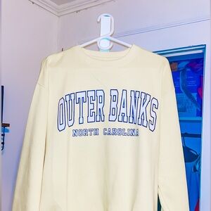 XL Yellow Outer Banks Crewneck